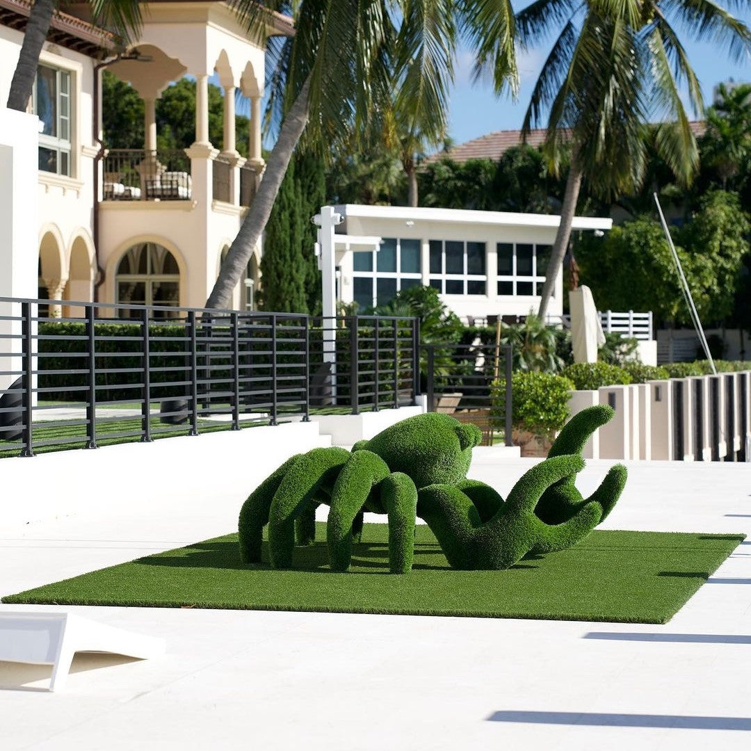 Palatial Topiary's handcrafted animal topiary collection in outdoor estate