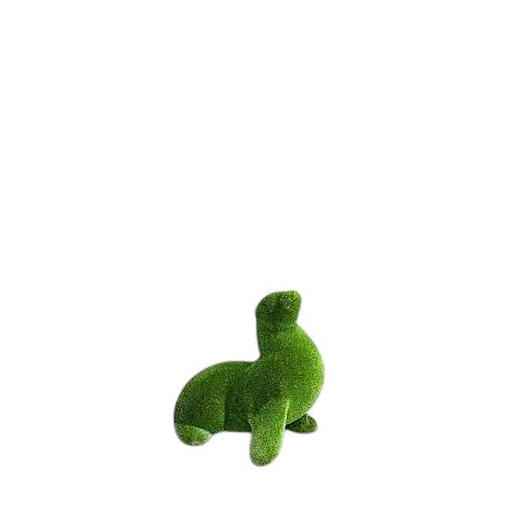 Tide, a sea lion topiary sculpture in artificial grass, shown in a grounded pose as part of the Aquatic Collection.