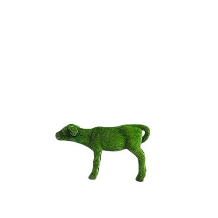 Luxury calf sculpture named Élanor, with a soft and elegant form designed for upscale garden and estate landscapes.