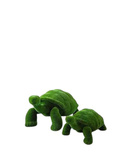 Orelia – small turtle sculpture with lifted head, from the Aquatic Collection, crafted for refined garden and landscape accents.