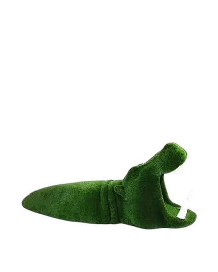 Mireh – large swimming hippo sculpture with open mouth and tusks, from the Aquatic Collection, designed to emerge dramatically from the ground.