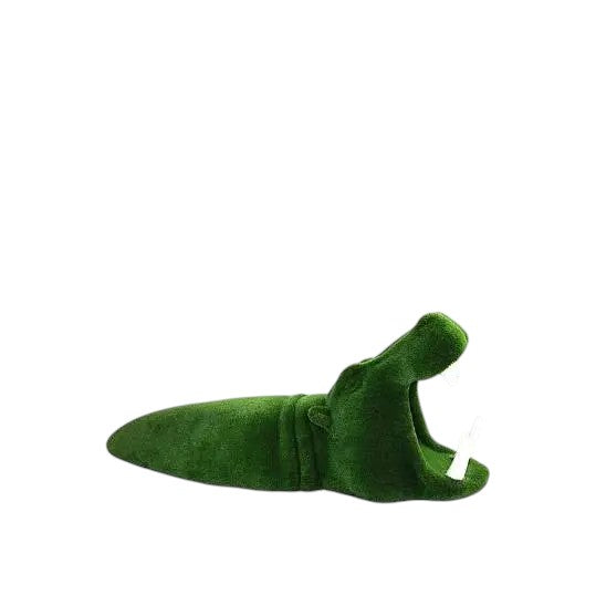 Mireh – large swimming hippo sculpture with open mouth and tusks, from the Aquatic Collection, designed to emerge dramatically from the ground.