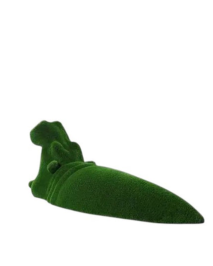 Mireh – large swimming hippo sculpture with open mouth and tusks, from the Aquatic Collection, designed to emerge dramatically from the ground.