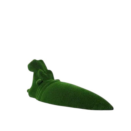 Mireh – large swimming hippo sculpture with open mouth and tusks, from the Aquatic Collection, designed to emerge dramatically from the ground.