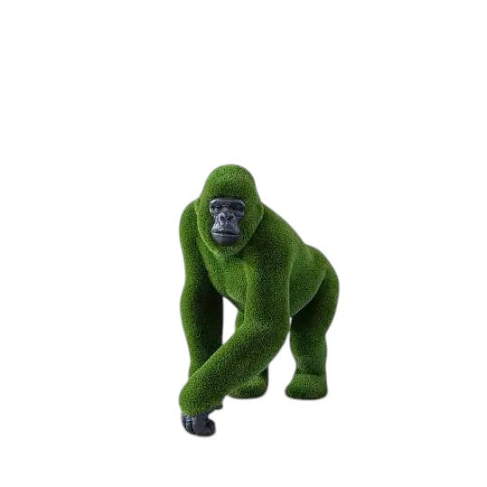 Amahle – female gorilla sculpture in artificial grass from the Grace Collection