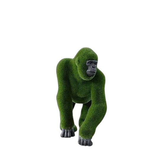 Amahle – female gorilla sculpture in artificial grass from the Grace Collection