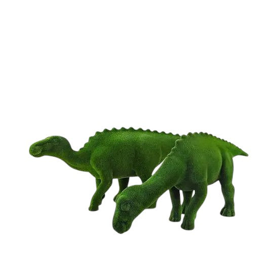 Maiasaur dinosaur topiary sculpture in artificial grass – Prehistoric Collection

