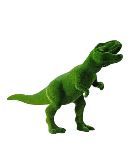 Tyrannosaurus rex dinosaur topiary sculpture in artificial grass – Prehistoric Collection

