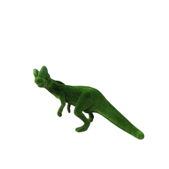 Dilophosaurus dinosaur topiary sculpture in walking posture – Prehistoric Collection

