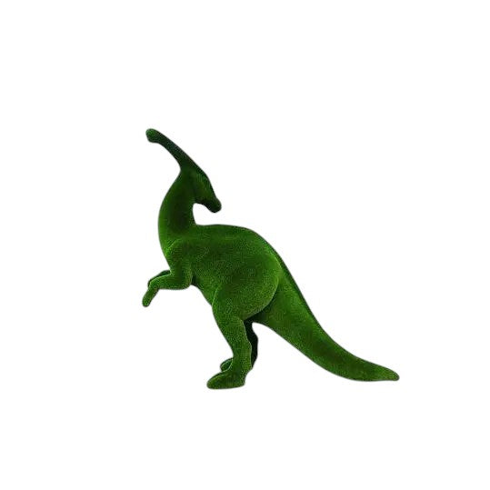 Parasaurolophus dinosaur topiary sculpture with curved crest – Prehistoric Collection

