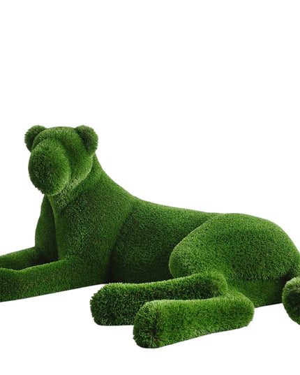 Luxury lioness animal topiary for outdoor garden decor