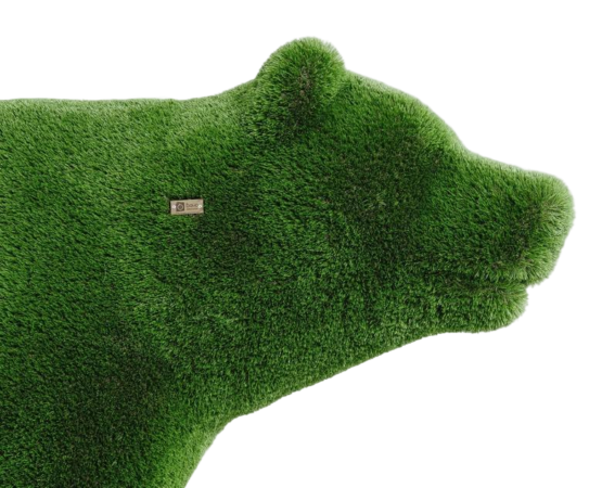 artificial turf bear topiary animal