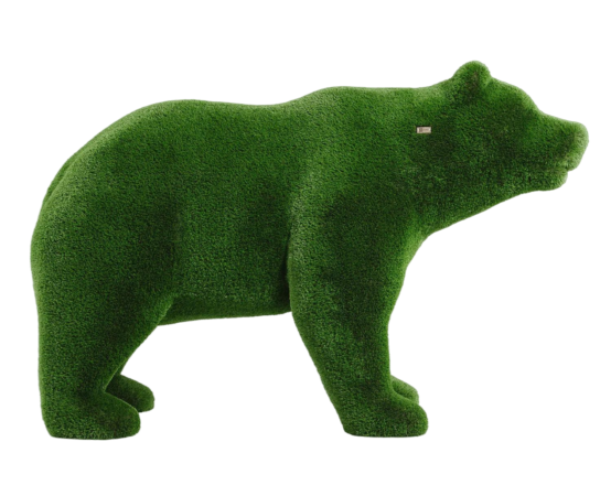 artificial turf bear topiary animal