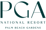 Logo of PGA national resorts featured in Palatial Topiary luxury collaborations
